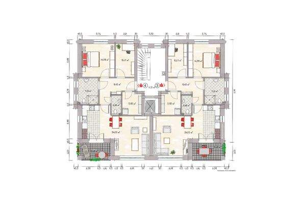 Grundriss Obergeschoss