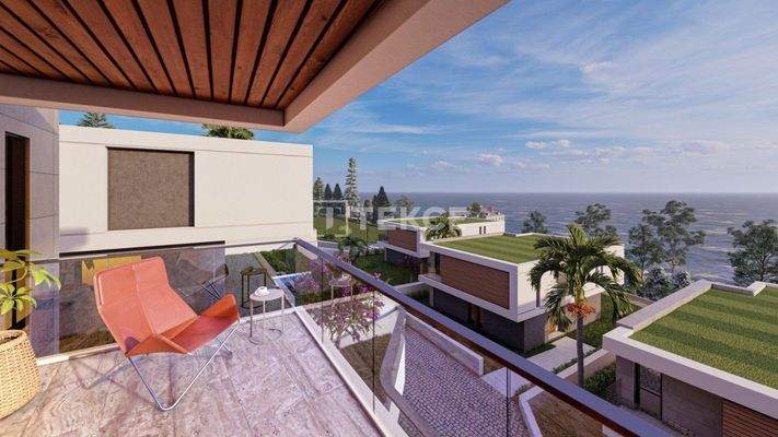 Sea View Houses with Indoor Pool in Yalincak Trabzon