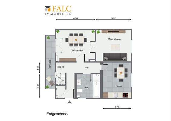 Grundriss Wohnhaus EG