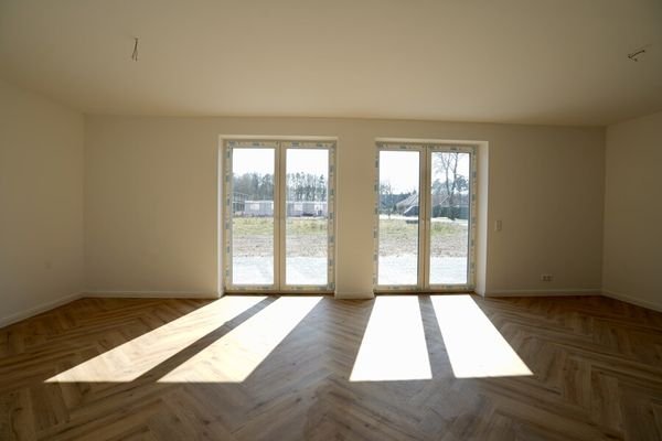 lichtdurchfluteter Wohnbereich