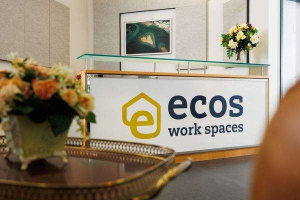 Empfang Coworking + Conferencing ecos work spaces