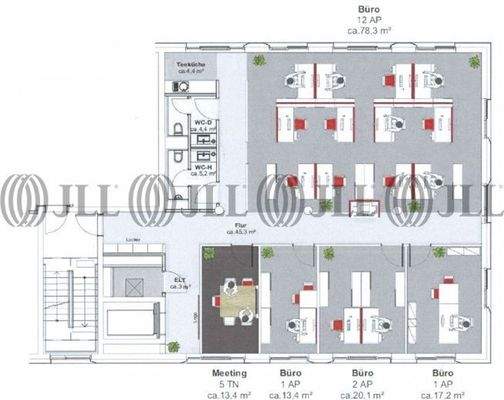 Grundriss Regelgeschoss