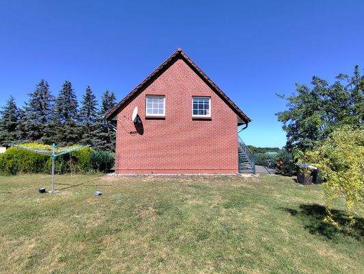 Ferienhaus 1 - Giebel Ostseite