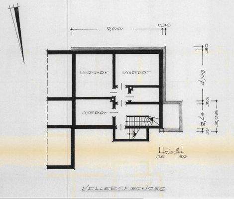 Grundriss Keller