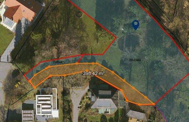 Lageplan Pachtgrundstück