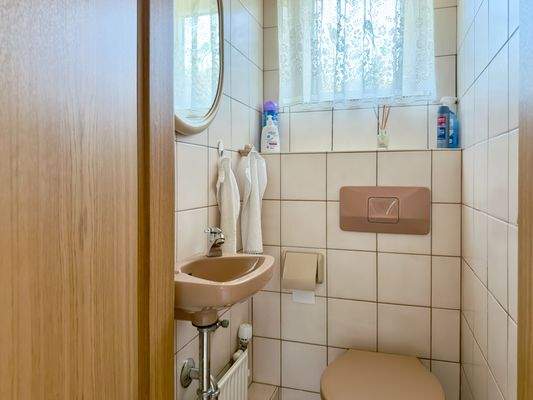 Gäste-WC Erdgeschoss, freie Wohnung