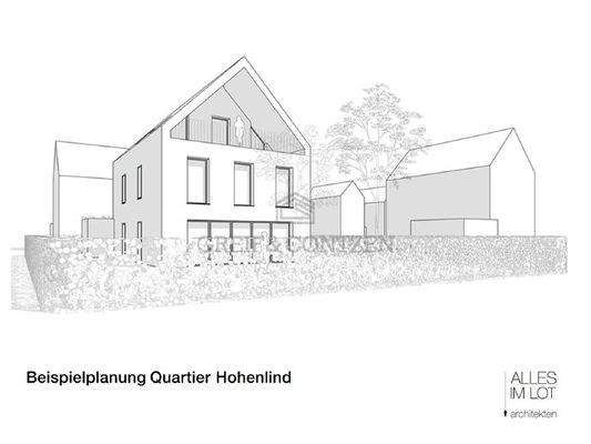 Beispielplanung EFH Quartier Hohenlind