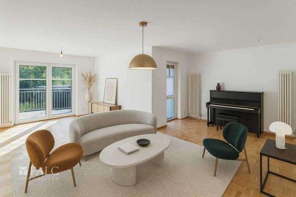 Wohnzimmer (virtuell eingerichtet)