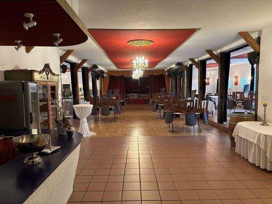 Gastrofläche Blick in den Saal