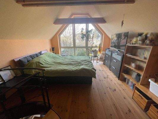 Schlafzimmer im Anbau