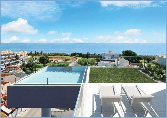 Blick von der Dachterrasse - WE 6A