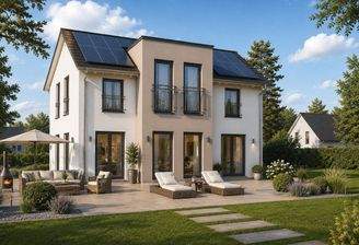Modernes Wohnhaus mit Terrasse