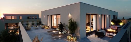 Dachterrasse-Penthouse