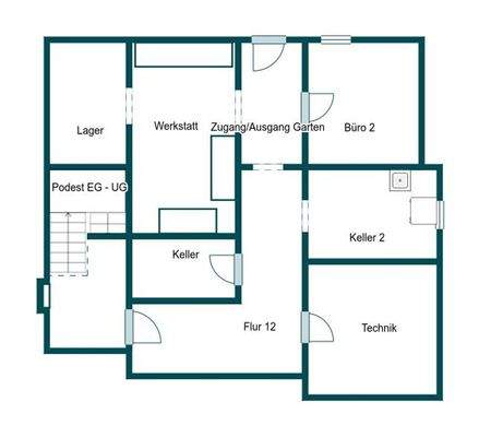 Grundriss Skizze UG