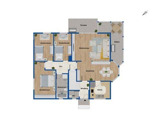 Grundriss - Erdgeschoss