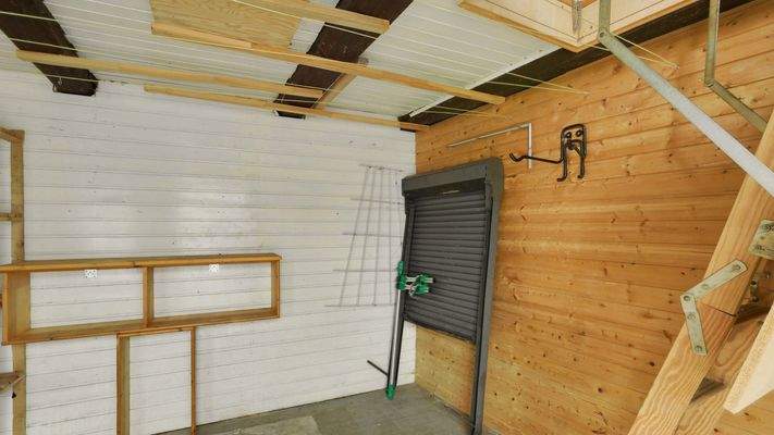 Innenleben des Wirtschaftsgebäudes