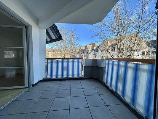 überdachter Südbalkon