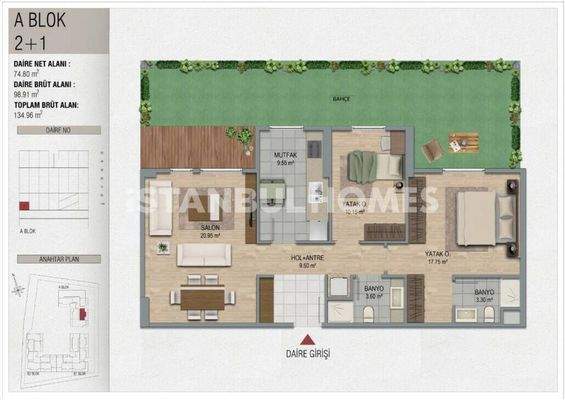 Flats for Sale in Pendik Istanbul Near the Airport