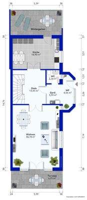 Grundriss Erdgeschoss