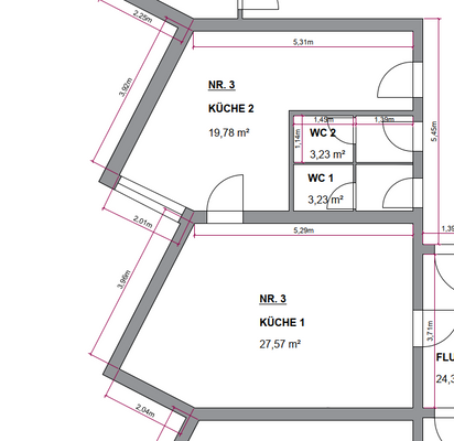 Grundriss Küche Rehwiese