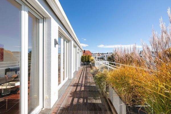 Wunderbare Blicke über die Dächer Altbogenhausens