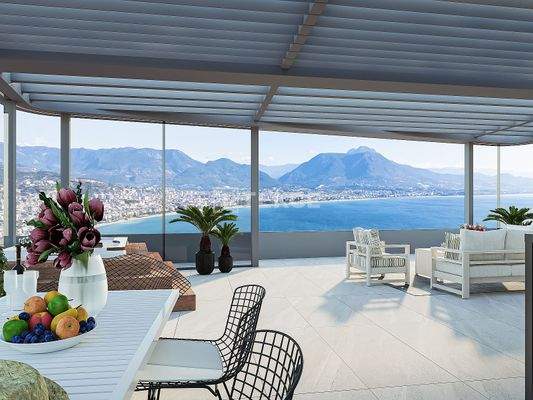 Spacious Apartments with Smart Home Systems in Alanya