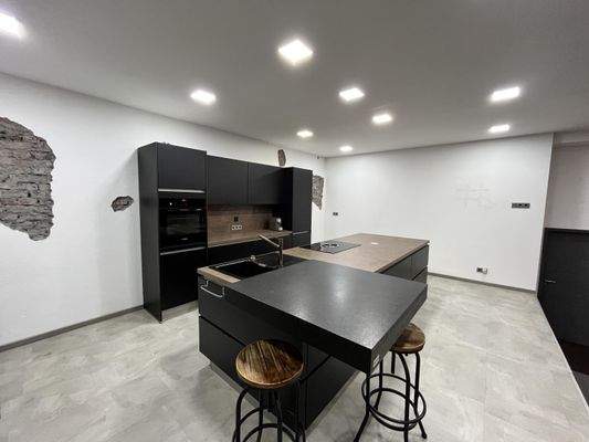 Küche Seitenansicht