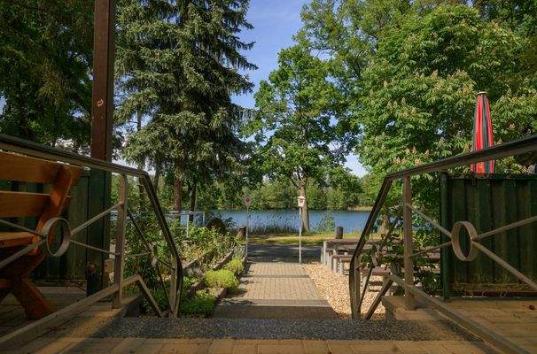 Natur Campingplatz - Blick auf den See