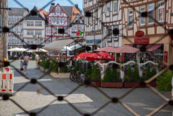 Sicht auf den Marktplatz