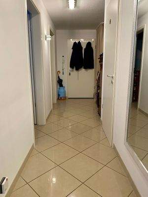 Die gepflegte, helle Diele