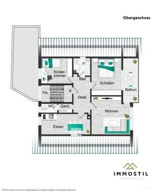 Obergeschoss Grundriss