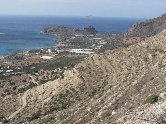 Kreta, Phalasarna: Fantastisches Grundstück mit Meerblick zu verkaufen