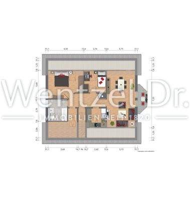 Grundriss Dachgeschoss