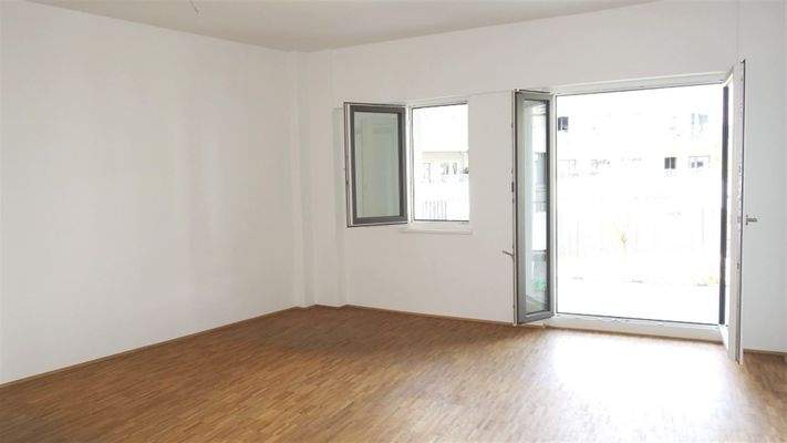 Schlafzimmer mit Balkon