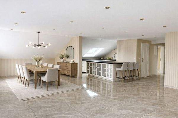 Blick auf den Essbereich (visualisiert)