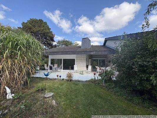 Blick auf die Terrasse