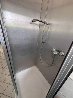 edel gebürstete Duschwände