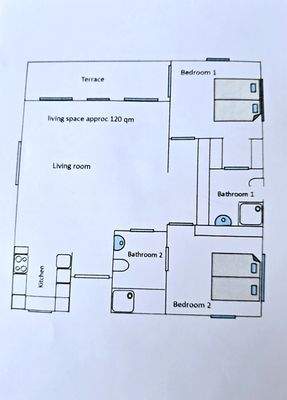 Grundriss Häuschen DomRep.