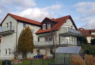 Ansicht Gebäude Gartenseite