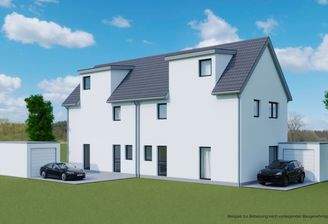 Beispiel zur Bebauung nach vorliegender Baugenehmigung