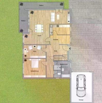 Grundriss Erdgeschoss