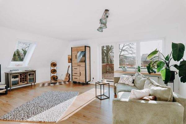 Zimmer mit Zugang zur Dachterrasse