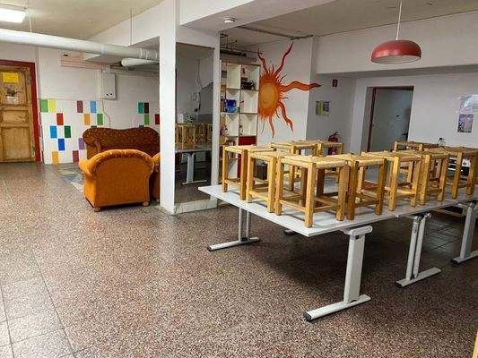 mgl. Foyer, Eingangsbereich, Café