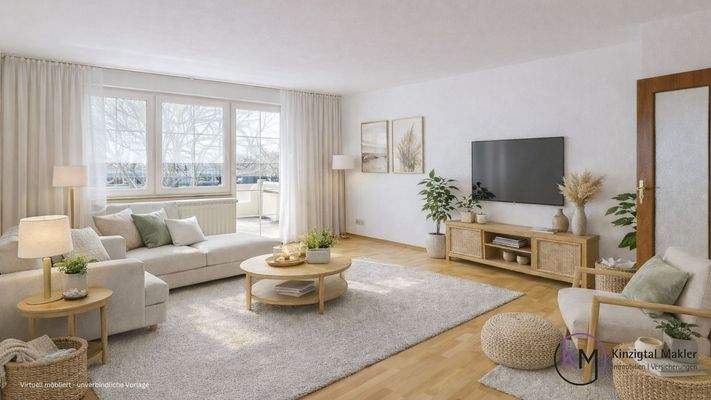 Wohnzimmer - Visualisierung