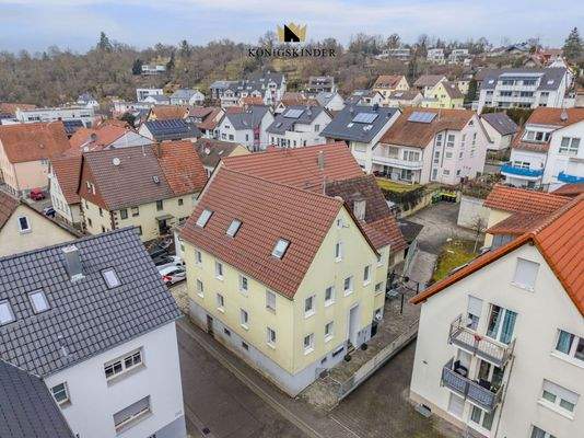 Vogelperspektive Straßenseite