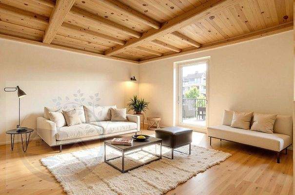 Wohnraum (E2), Möblierungsvorschlag - erste Ideen ....