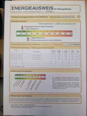 Energieausweis Oktober 25 