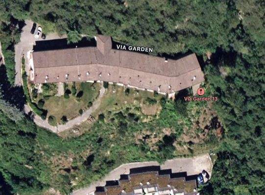 Luftbild vom Wohnhaus