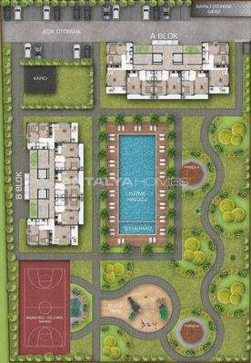 Spacious Flats in a Project with Pool in Altıntaş Antalya