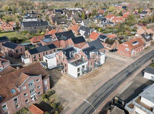 Der Bau in den letzten Zügen vor der Fertigstellung 